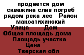 продается дом скважина слив погреб рядом река лес › Район ­ максатихинский › Улица ­ - › Дом ­ 4 › Общая площадь дома ­ 43 › Площадь участка ­ 1 400 › Цена ­ 450 000 - Тверская обл., Максатихинский р-н, Ферезна д. Недвижимость » Дома, коттеджи, дачи продажа   